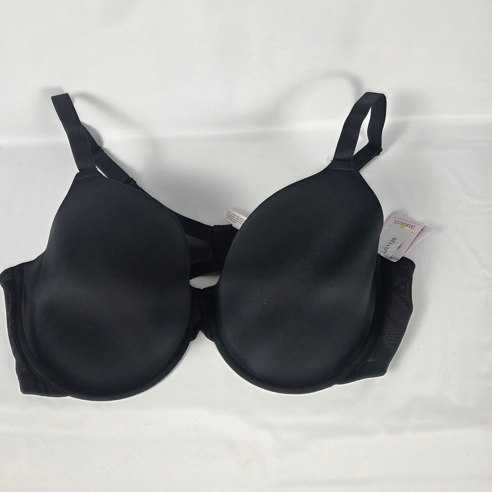 Auden Black Minimalist Underwire Lightly Lined Full Coverage Bra 44DDD NWT